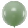 Balon okrągły 1 m, Pastel Rosemary Green