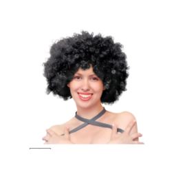 Peruka imprezowa włosy afro czarne