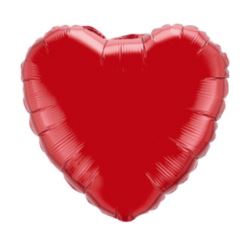 Balon foliowy 9" FX - "Serce" (czerwone)