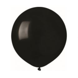 Balony G150 pastel 19" - czarne 14/ 50 szt.