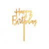 Dekoracja akrylowa B&C na tort Happy Birthday
