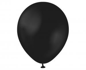 Balony Beauty&Charm, pastelowe czarne 5"/ 20 szt.