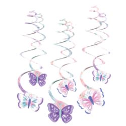 Spirale dekoracyjne motylki  61 cm