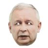 Maska papierowa "Jarosław Kaczyński"
