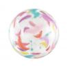 Balon Aqua - kryształowy, kolorowe piórka, 20"