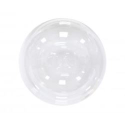 Balon Aqua - kryształowy, bez nadruku, 42 cm