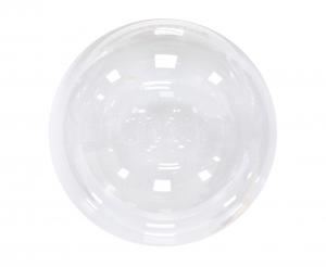 Balon Aqua - kryształowy, bez nadruku, 42 cm