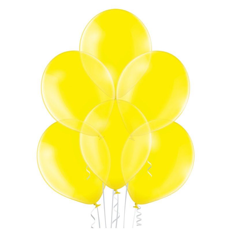 Balony B85 12" Crystal Yellow 100 szt.