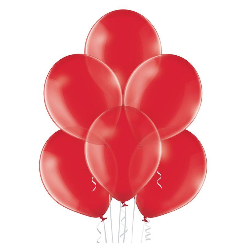 Balony B85 12" Crystal Royal Red 100 szt.