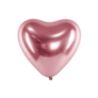 Balony Glossy 30cm, Serca, różowe złoto 10 sztuk