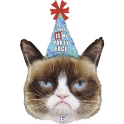 Balon Grabo 36'' Grumpy Cat Party Face