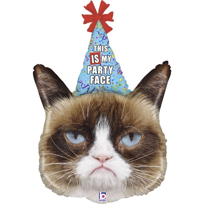 Balon Grabo 36'' Grumpy Cat Party Face