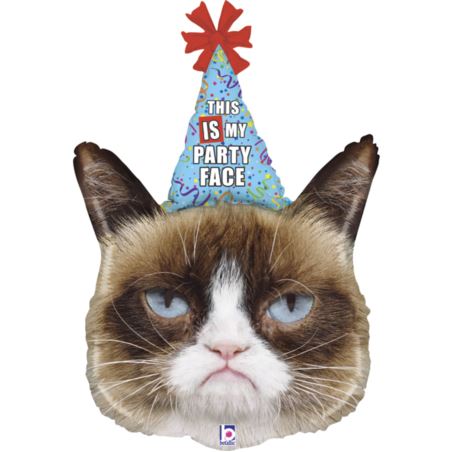 Balon Grabo 36'' Grumpy Cat Party Face