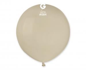 Balony G19 pastel 19" - Latte 084 / 25 szt.