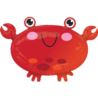 Balon foliowy Krab 56cm x 38cm