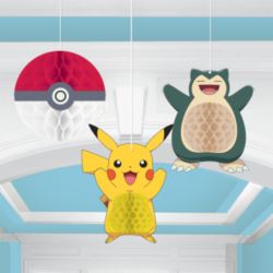 Pompony papierowe dekoracyjne Pokemon