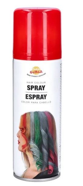 Spray do włosów koloryzujący- czerwony, 125 ml