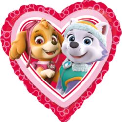 Standard "Paw Patrol Love - Girl" Balon foliowy