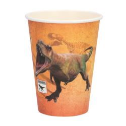 Kubeczki papierowe T-Rex 250ml