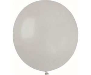 Balony G150 pastel 19" - szare 70/ 5 szt.