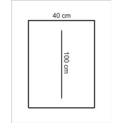 Rękaw foliowy 40x100 cm 50 szt.