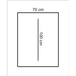 Rękaw foliowy 70x100 cm Metal 50 szt.