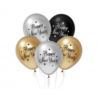 Balony Beauty&Charm Happy New Year, 12"/ 5 szt.