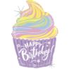Balon Grabo 27" Pastel Birthday Cupcake