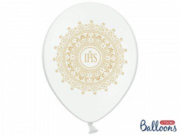 Balony 30 cm IHS Metalic Pure White 6 szt. Balony 30 cm IHS Metalic Pure White 6 szt.