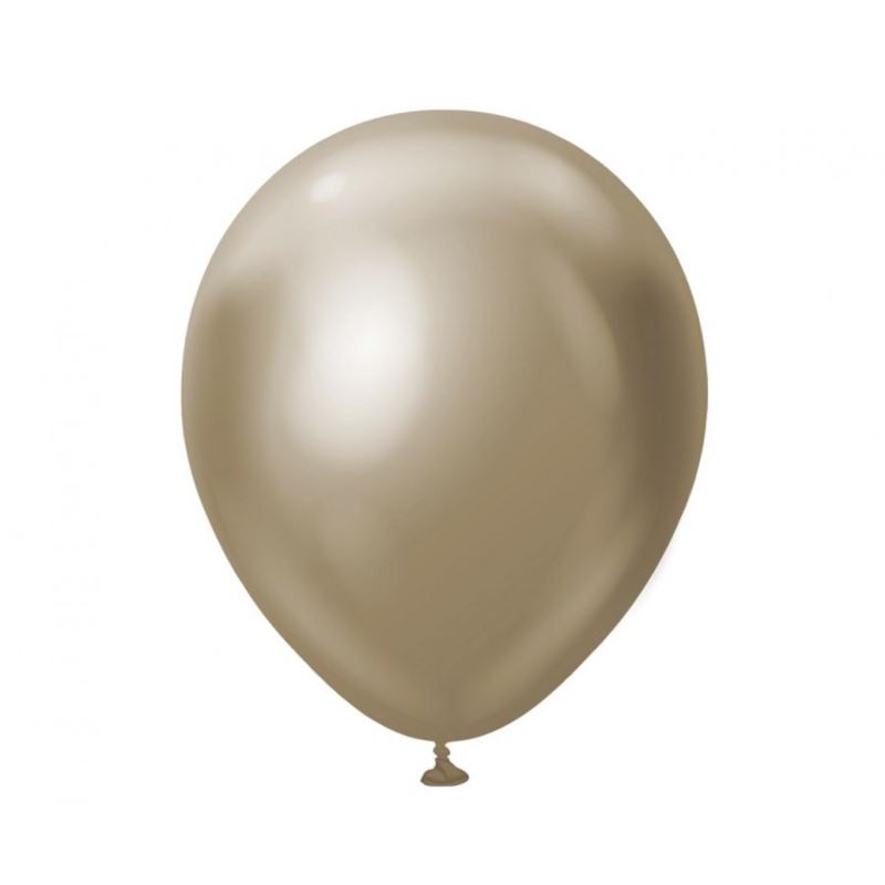 Balony Beauty&Charm, platynowe szampańskie 5"/ 20