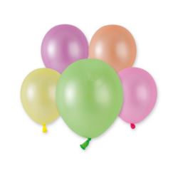 Balony AF50 fluor 5" - mix/ 100 szt.