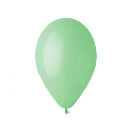 Balony G120 pastel 13" - zielone miętowe