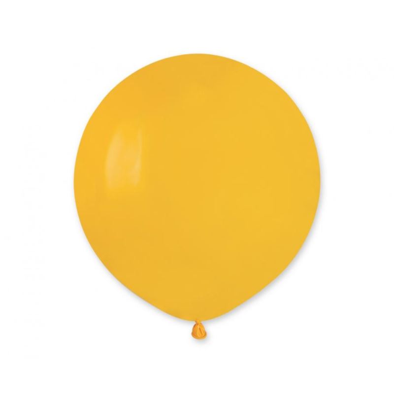 Balony G19 pastel 19" - Yellow 003 / 25 szt.