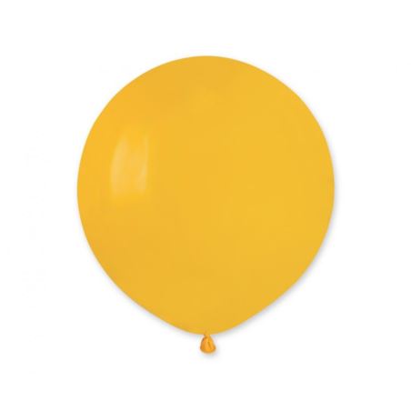 Balony G19 pastel 19" - Yellow 003 / 25 szt.