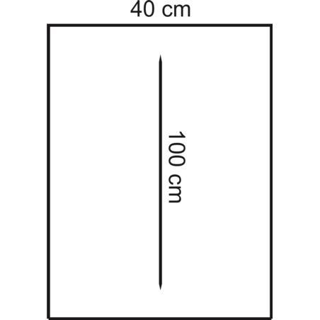 Rękaw foliowy 40x100 cm 50 szt.