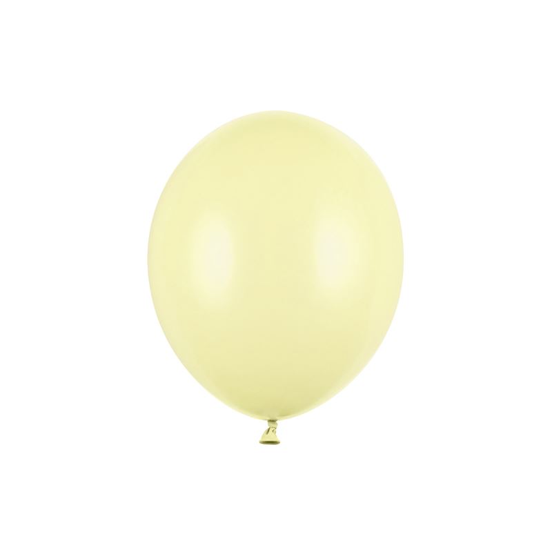Balony Strong 12cm, Pastel Light Yellow Balony Strong 12cm, Pastel Light Yellow