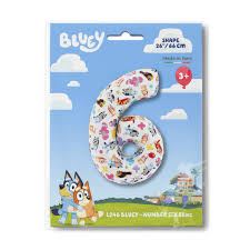 Bluey cyfra 6 - 26"/66cm