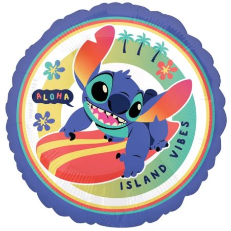 Balon foliowy Anagram USA 18'', Stitch