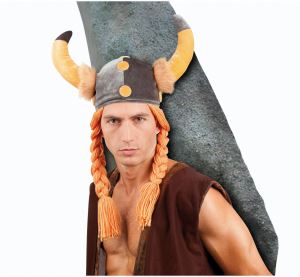 Czapka Wikinga z włosami Czapka Wikinga z włosami