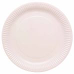 Talerzyki papierowe okrągłe delikany róż 23cm Talerzyki papierowe okrągłe delikany róż 23cm