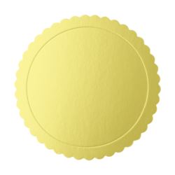Tacka do babeczek okrągła złota 25cm 1szt