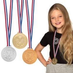 Medale Podium 6cm, 3szt.