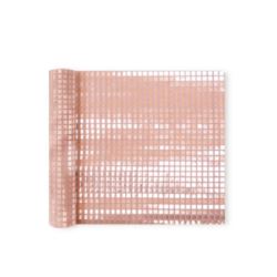 Bieżnik na stół kwadratowe cekiny rose gold 275 x