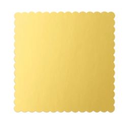 Tacka na ciasto kwadratowa złota 20cm 1szt.