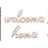 Balon foliowy Welcome Home, 335x71 cm, cappuccino