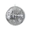 Kula lustrzana disco, srebrny, 40 cm