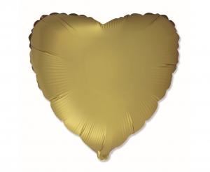 Balon foliowy 18" FX - Serce (satynowy cytrusowy)