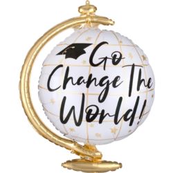 Balon foliowy Change the World Globe Balon 58x58cm