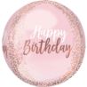 Orbz Rose Gold Blush Birthday Balon foliowy G20 za