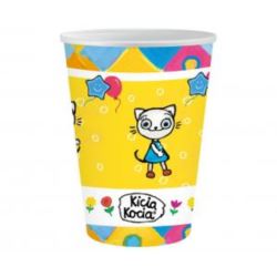 Kubeczki pap. Kicia Kocia (licencja), 250 ml